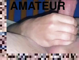 masturbation, amatör, cumshot, gigantisk-kuk, tonåring, kåt, ensam, kuk