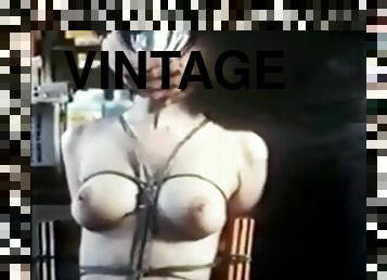 babes, vintage, bdsm, drôle, bondage