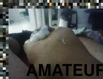 amador, pés, fetiche, sozinho