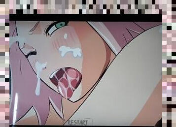 Naruto Anime Hentai Sasuke Rewards Sakura By Fucking Her Doggystyle POV JOI By Seeadraa Ep 234