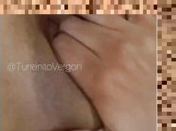 masturbation, chatte-pussy, massage, doigtage, petite, brunette