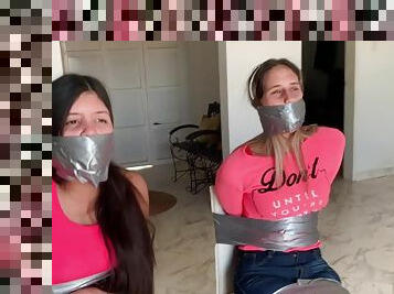 Bratty Online Bullies Bound And Gagged By An Angry Milf!