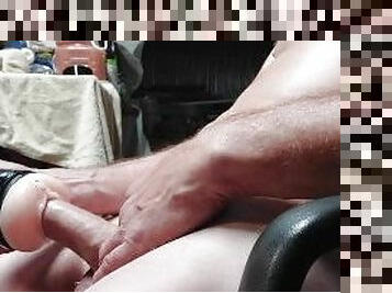 gigantisk, masturbation, amatör, mogen, cumshot, gigantisk-kuk, leksak, samling, pov, sprut