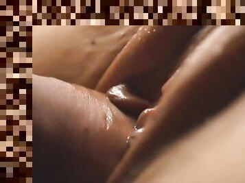 Pussy fucking and tight warm creampie in great detail