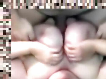 Fatty titjob and cumshot