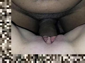 BBC Fucking White Pussy Hard Clit