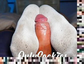 røv, udløsning, teenager, creampie, fødder, beskidt, sperm, blond, fetish, fodjob