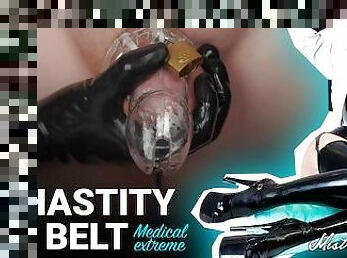 FEMDOM chastity belt  DR. MISTRESS SATIVA & slave