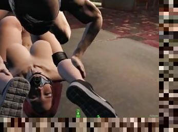 Tied Up Gagged Folded and Fucked Hard  Fallout 4 BDSM Sex Animation Mods