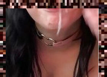 pappa, doggy, svær, orgasme, amatør, cumshot, stor-pikk, facial, cum, far