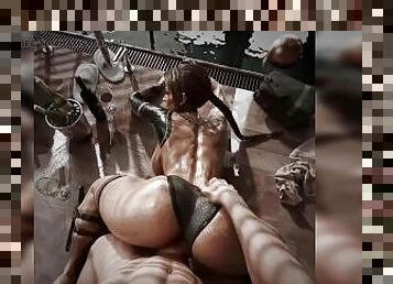 Super realistic sfm blender porn lara croft anal fucked