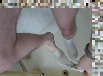 papa, pisser, amateur, gay, pieds, sale, fétiche, solo, pappounet, blanc