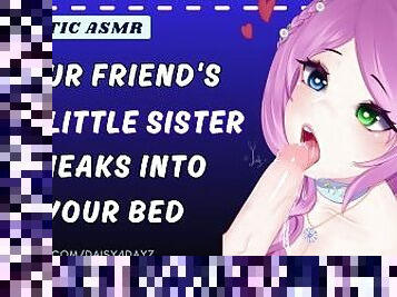 ASMR  Friend's Hot College Sister Sneaks into Your Bed [Slutty Whispers] [Audio Roleplay]