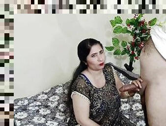 Sexy Indian Beautiful Step Aunt Blowjob Sucking and Fucking With Her Step Nephew Part 2