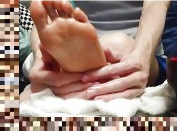 Foot Massage and Fuzzy Socks (No Audio) - Touch My Socks - Video 2