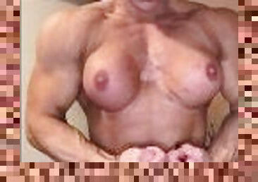 milf, solo, tchèque, musclé