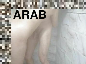 bagno, amatoriali, arabe, trio, culo, doccia