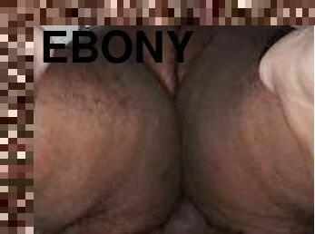Valentines ebony bbw internal creampie + toes asmr poundtown