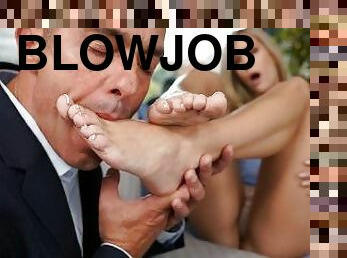 blowjob, pornostjerne, handjob, føtter, blond, kinky, fetisj, footjob, små-pupper, suging