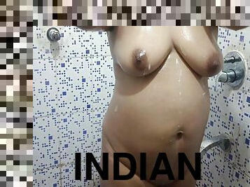 cul, baignade, gros-nichons, pisser, milf, indien, belle-femme-ronde, fétiche, douche, solo