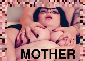 traseiros, teta-grande, orgasmo, esguincho, lésbicas, brinquedo, bbw, dedos, duplo, mãe-mother