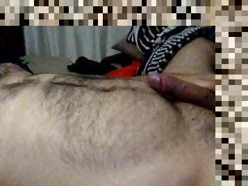 just me jerking my cock