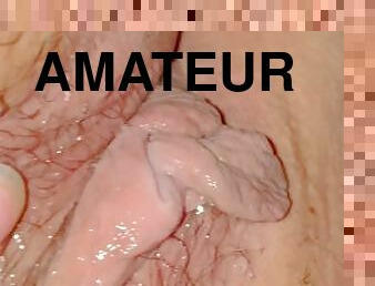 masturbation, fitta-pussy, amatör, milf, bbw, smutsig, trosor, sprut, fetisch, ensam