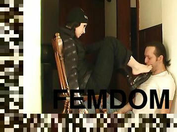 hardcore, bdsm, sužnja, noge, fetiš, gospodična, rjavolaske, femdom