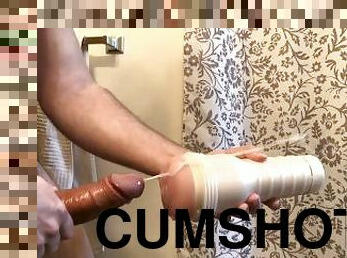 svær, cumshot, cum, massiv, alene, pikk