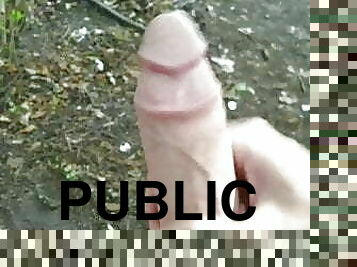 cul, papa, masturbation, monstre, en-plein-air, public, maigre, anal, énorme-bite, ados