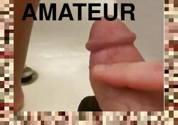 baignade, pisser, amateur, gode, douche, bite