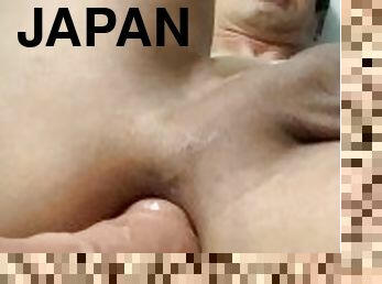 asiatique, énorme, masturbation, anal, jouet, gay, japonais, kinky, gode, fétiche