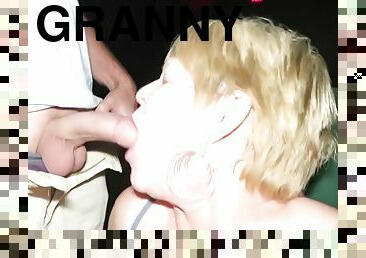 granny, interracial, gangbang, blonde