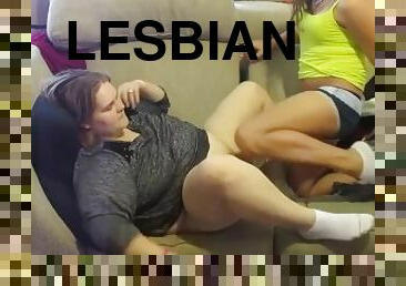 אישה, חובבן, לסבית-lesbian, נוער, תוצרת-בית, זוג, נשיקות, רטוב, מציצה-sucking