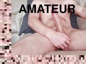 veliki, masturbacija, amaterski, snimci, veliki-kurac, kamera, sami, bijeli, kurac