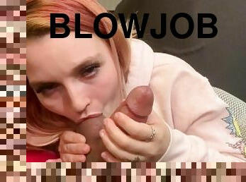 He asked me for a blowjob, and I needed a distraction. I sucked out every last drop of cum!