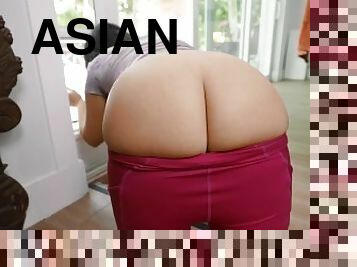 asiatique, gros-nichons, levrette, masturbation, anal, fellation, énorme-bite, pornstar, branlette, black