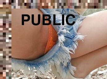 Shorts to the Side - Public Pee