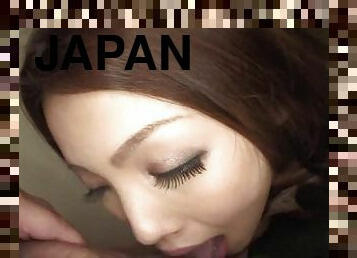 Japanese gal, Rinoa Yuuki sucks dick in POV, uncensored