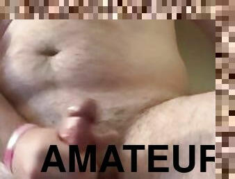 grosse, masturbation, amateur, énorme-bite, ados, belle-femme-ronde, joufflue, secousses, solo, bite