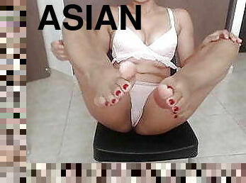 asiático, teta-grande, velho, indiano, escravo, pés, meias-calças, colégio, 18-anos, langerie