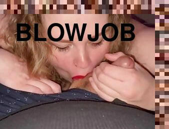 Hot bbw blowjob swallow