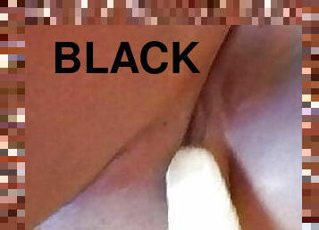 onani, pussy, svart, bbw, slave, cum, knulling-fucking, stram, ydmykelse, afrikansk