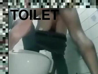 russe, amateur, hardcore, toilette, réalité