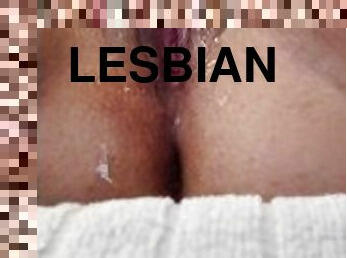 culo, clítoris, masturbación, coño-pussy, esposa, lesbiana, juguete, hardcore, regordeta, regordeta-chubby