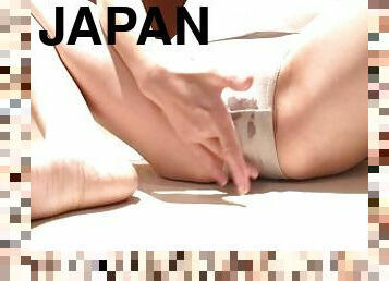 asiatisk, masturbation, orgasm, pissande, kvinnligt-sprut, amatör, hemmagjord, japansk, trosor, snuskig