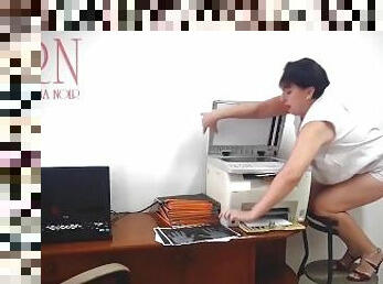 كبيرة-الثدي, مكتب-office, كس-pussy, سكرتيرة, هواة, ثدي, سولو