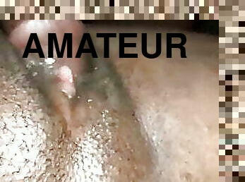masturbaatio, orgasmi, pillu-pussy, ruikkiminen, amatööri, musta, afrikkalainen, mulkku