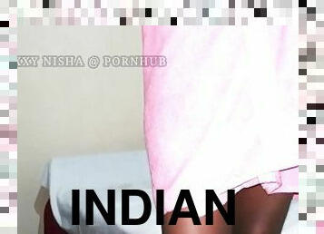 mijando, mulher-madura, indiano, meias-calças, excitante