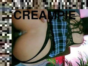 dilettant, anal-sex, blasen, creampie, schmutzig